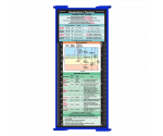 WhiteCoat Clipboard® Trifold - Blue Respiratory Therapy Edition